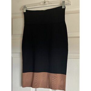 Express Black Bodycon Pencil Skirt